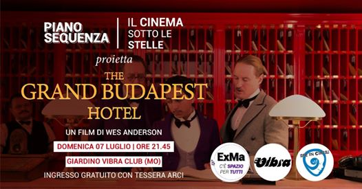 Cinema Sotto Le Stelle // The Grand Budapest Hotel