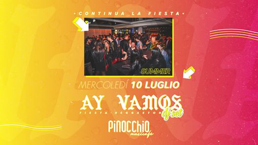 AY VAMOS Dj Set・La Noche Reggaeton・Pinocchio Musicafè