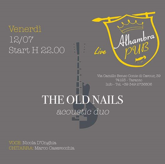 The Old Nails Acoustic Rock Duo Live @ Alhambra Rock Music Pub