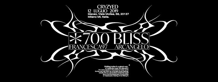 Cryzyed w/ 700 Bliss (Moor Mother & DJ Haram)