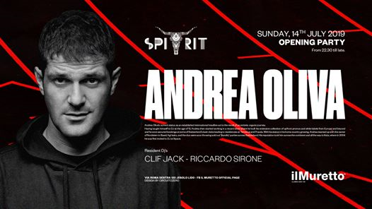 Spirit Opening Party w/ Andrea Oliva