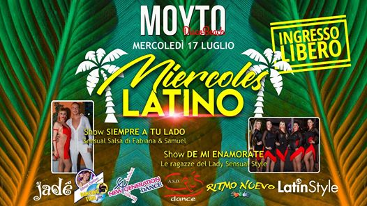 Miercoles Latino, Mercoledi 17, Moyto DiscoBeach