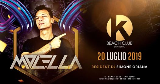 Saturday Night at K-Beach Club • Molella • Sabato 20 luglio