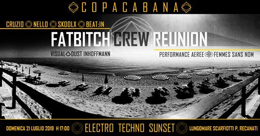 Electro-techno sunset - Copacabana with Fatbitch crew