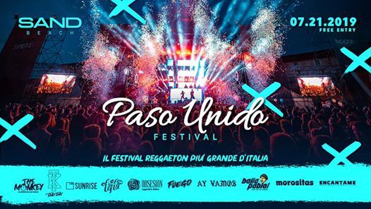 PASO UNIDO • Il Festival Reggaeton d’Italia • Free ENTRY