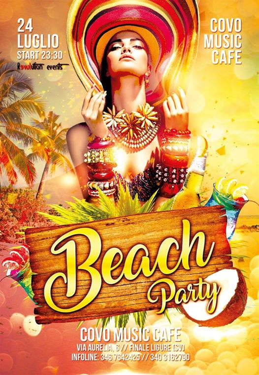 Covo Music Café: Beach Party