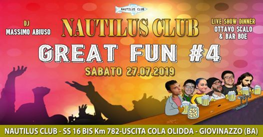OttavoScalo Live Music at Nautilus Club - Dj Set Massimo Abiuso
