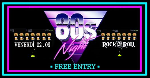 80's Night Retro Party - R'n'R Rho Club