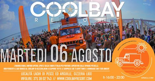 CoolBay Resort Martedi 06 Agosto A P E R O L S P R I T Z