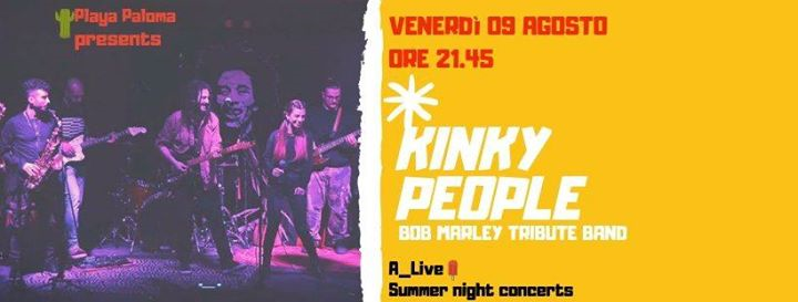 A_Live // Kinky People - Bob Marley Tribute Band // Venerdì 9/08