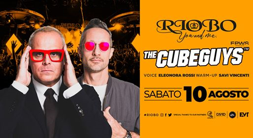 RIOBO • Sabato 10.08 • The Cube Guys • Gallipoli