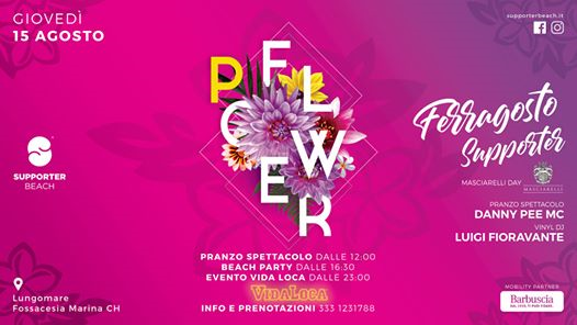 Flower Power • Pranzo Spettacolo • Danny Pee Mc,Luigi Fioravante