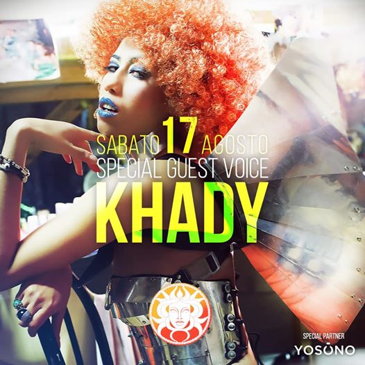 Sabato 17 agosto - Special Guest Khady - Bagni Medusa