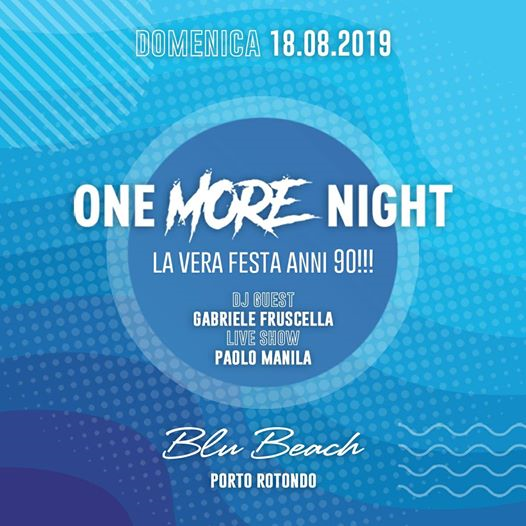 One More Night - Blu Beach