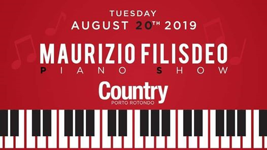 Maurizio Filisdeo Piano Show | Country Club Porto Rotondo