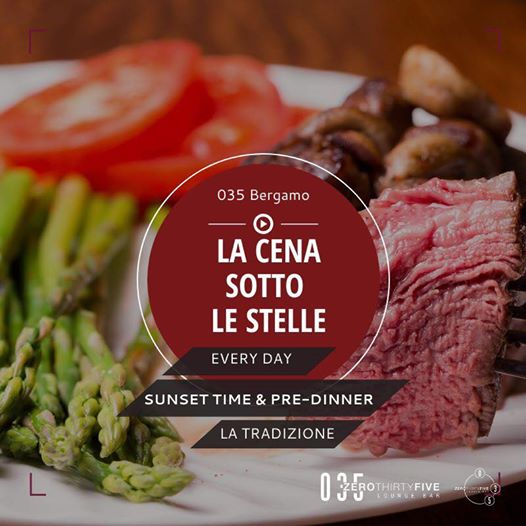 035 Restaurant • Ogni sera Aperitif/Dinner in #terrazzaMatteotti