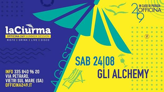 La Ciurma Sab24/8 Live gli Alchemy & Disco-3358409620 Enzo