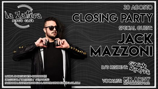 Jack Mazzoni - Closing Party Zattera