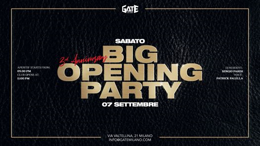 Gate Milano | 3rd Anniversary