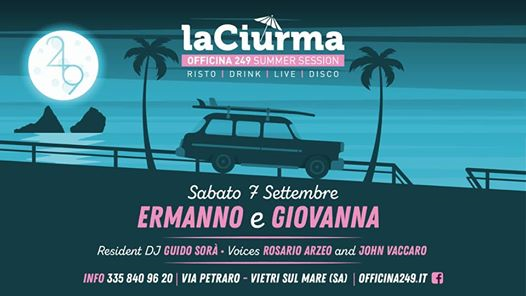 La Ciurma Sab7/9 Live Ermanno&Giovanna - Disco-3358409620 Enzo
