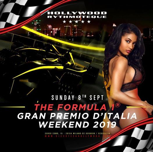Sunday 8th: Formula 1 after race party