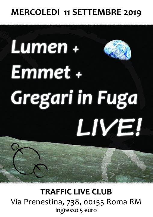 Lumen, Emmet e Gregari in Fuga LIVE!