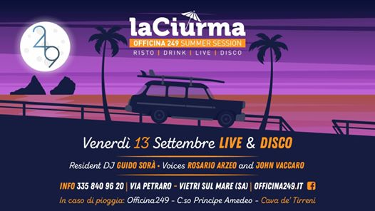 Ven 13/9 La Ciurma-live Paola Forleo e Disco-3358409620 Enzo