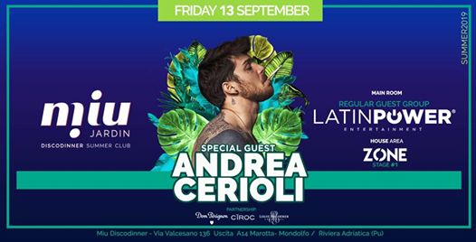Friday 13 September - Special Guest :: Andrea Cerioli