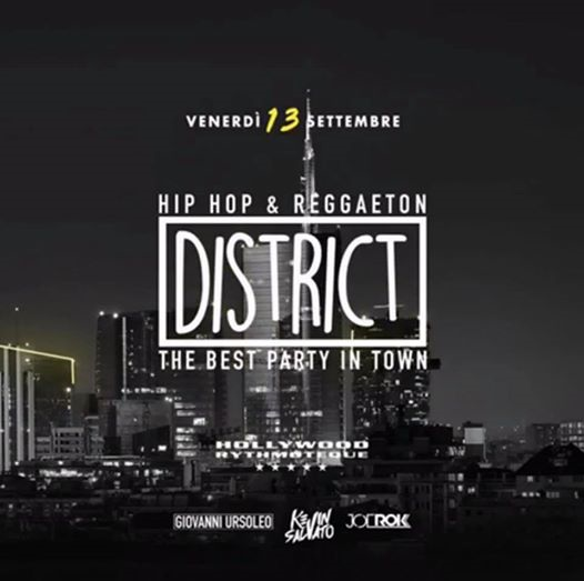 13.09 - District Hip Hop & Reggaeton party