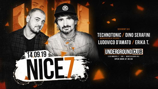 14.09.19 - Opening Party w/ Nice7 - at Underground Club