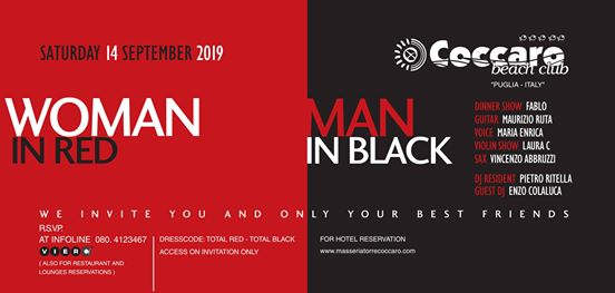 Dinner&Party - Woman in Red/Man in Black