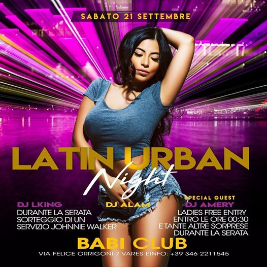 Saturday BABI Club - Latin Night - Best of urban music 2019