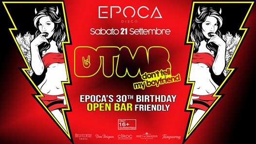 EPOCA / DTMB / OpenBar 30th Birthday Edition