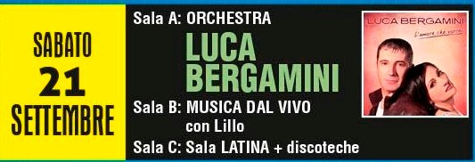 Luca Bergamini - Dj set - sala Latina