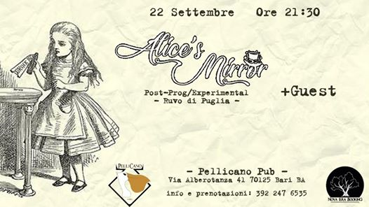 Prog Night: Alice's Mirror + guest @Pellicano Pub (BA)