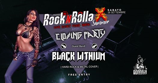 Rocknrolla X Summer- Black Lithium live + dj Closing Party