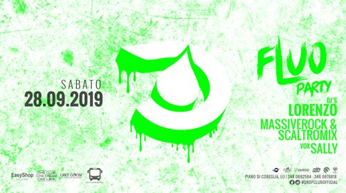 Sabato 28 Settembre 2019 - Fluo Party - Drop CLub