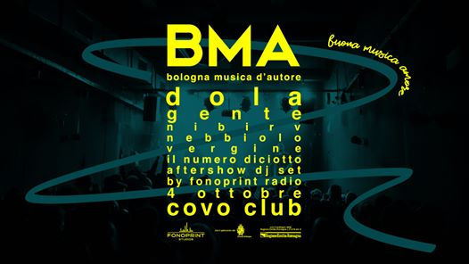 BMA showcase fest - DOLA, GENTE & more @covoclub #2