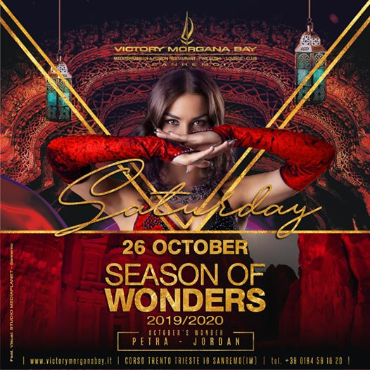 Sabato 5 ottobre Opening Season of Wonders 2019 / 2020