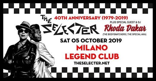 The Selecter + DJ Rhoda Dakar - 40th Anniversary Tour in Milan