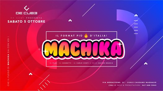 Machika - De Cube Club 05.10.2019
