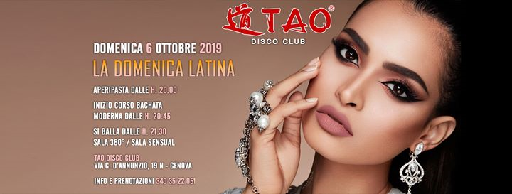 Balla Col Sorriso Y Mivida Latina @TAO - dom.06/10/2019