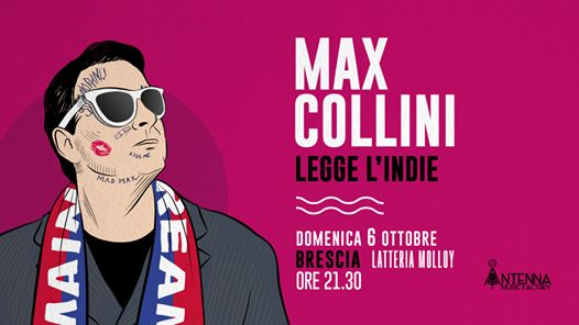 Max Collini legge l'indie ★ Latteria Molloy (BS)
