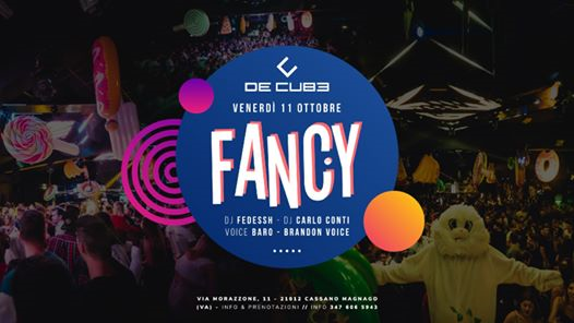 FANCY - Il Venerdì De Cube Club 11.10.19