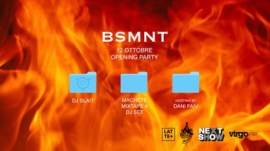 BSMNT Opening Party - Machete Mixtape 4 Dj Set
