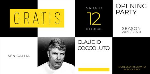 12.10 Opening Party w/ Claudio Coccoluto | Gratis Club