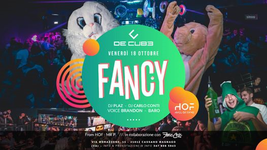 FANCY - Il Venerdì De Cube Club 18.10.19