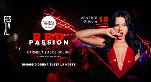 Ven 18 Ottobre - Festival RED Passion Night