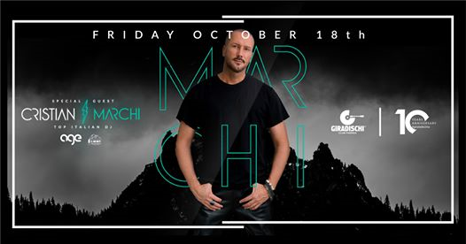 ⚈ Giradischi Club - Special Guest Cristian Marchi - October 18th