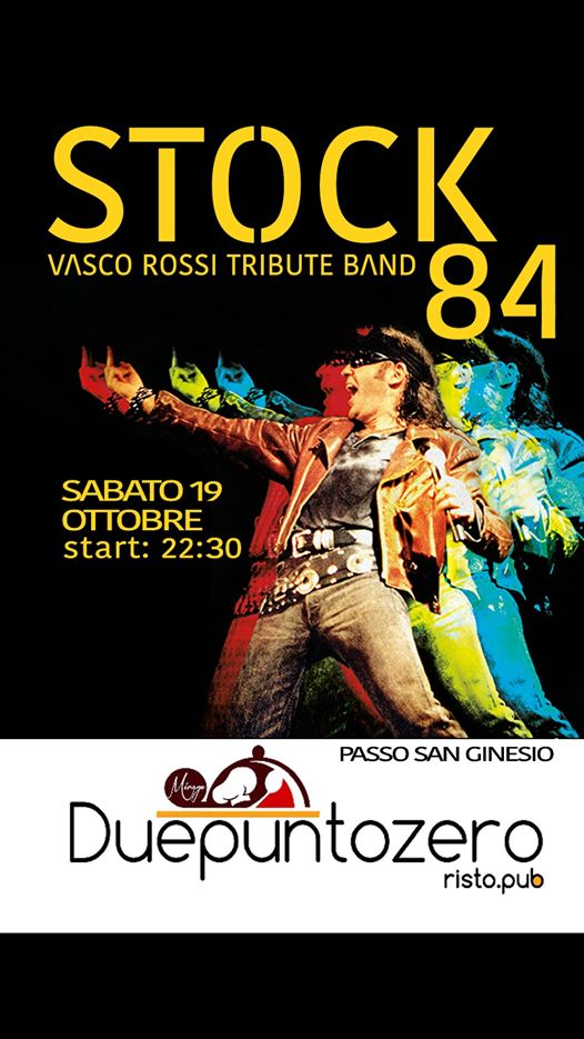 Stock84 Live Cover Band Vasco Rossi